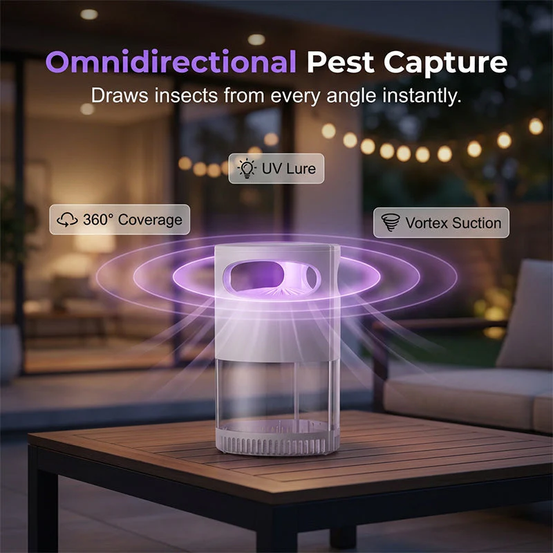 🔥HOT SALE 💥50K+ sold! 🦟 60% OFF! UV Mosquito Killer Lamp – quiet, USB, chemical-free. 🔇🌙