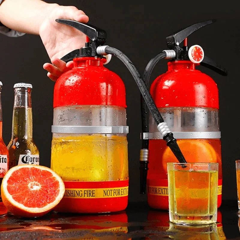 🥳2026 HOT SALE🥳💞50K+ SOLD!🧯🍻 50% OFF! Fire Extinguisher Beer Tub – 2L capacity, hand‑press dispenser. Unique design, keeps drinks fresh. Perfect for football parties & garden gatherings. 🏆⚽
