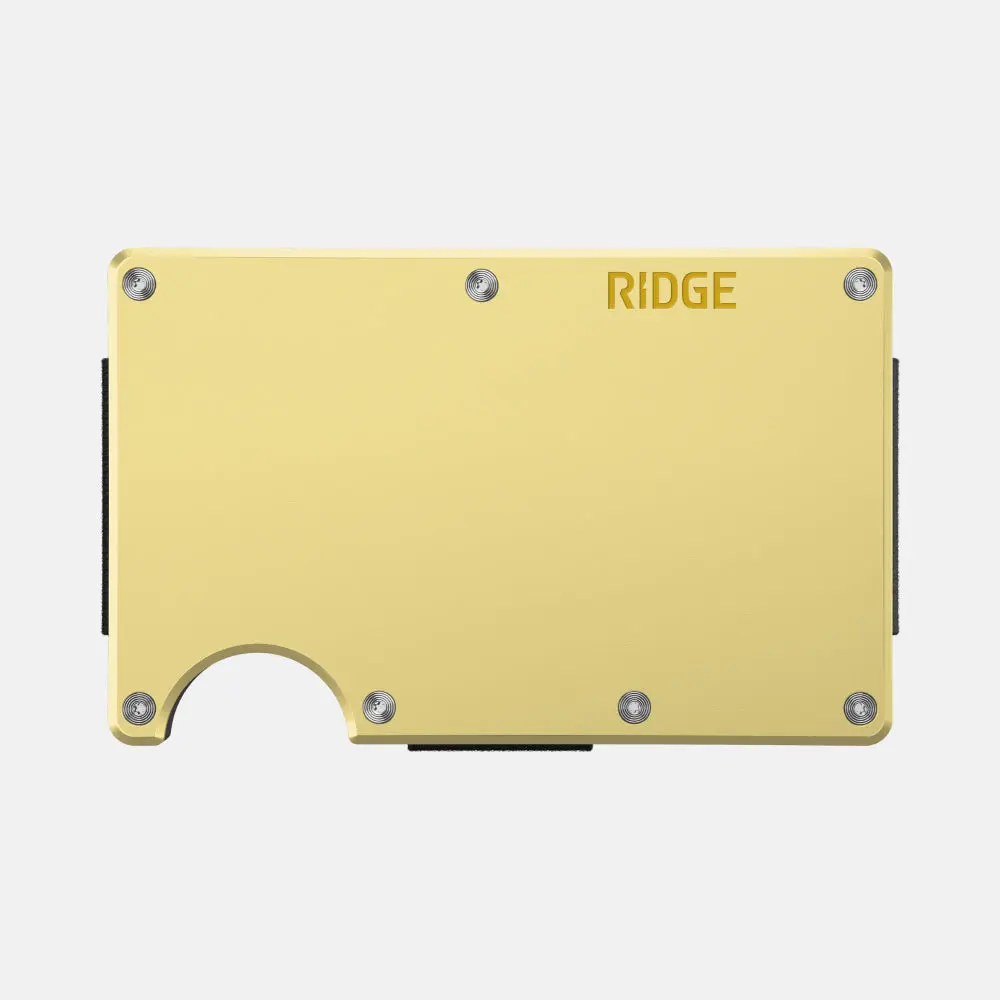 Ridge Wallet 2.0 Slim RFID Blocking Metal Wallet