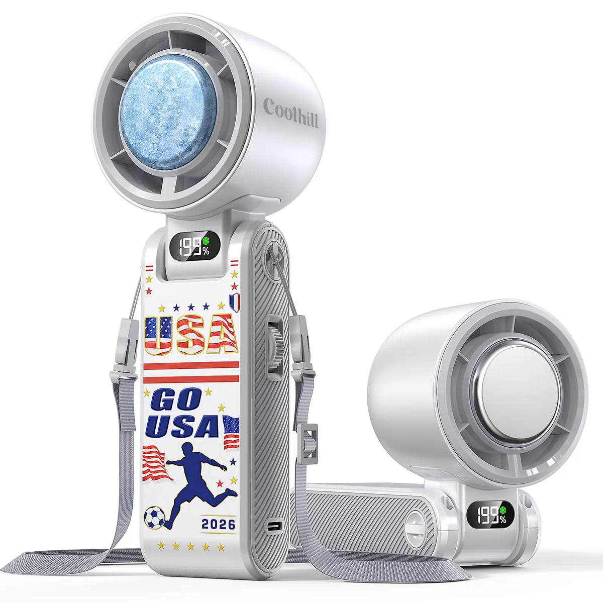CoolHill Portable Handheld High Speed Fan - 199 Speeds